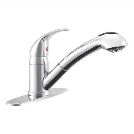 Dura Faucet DESIGNER PULL-OUT RV KITCHEN FAUCET - CHROME POLISHED DF-NMK852-CP